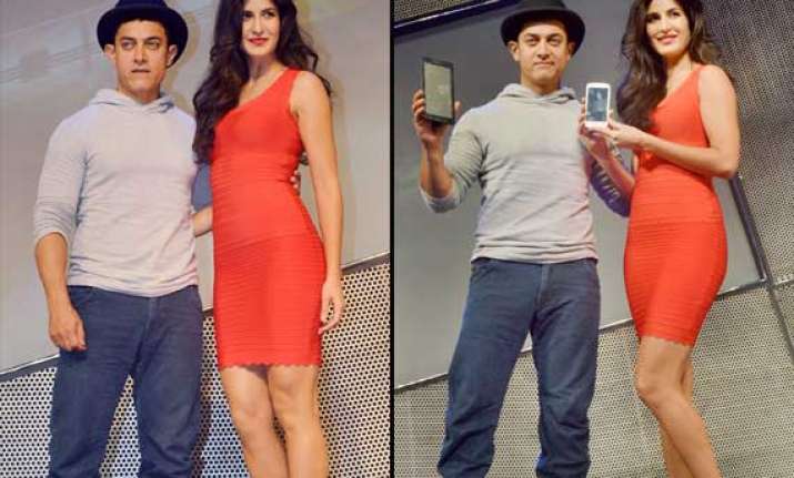 Katrina Kaif Taller Than Aamir Khan Actor Loves It View Pics 