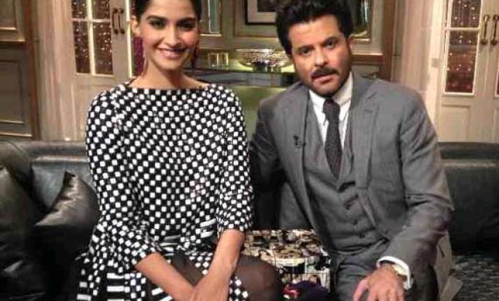 koffee with karan father daughter duo sonam and anil kapoor