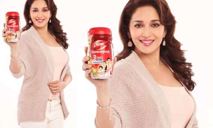 madhuri dixit new brand ambassador of dabur chyawanprash