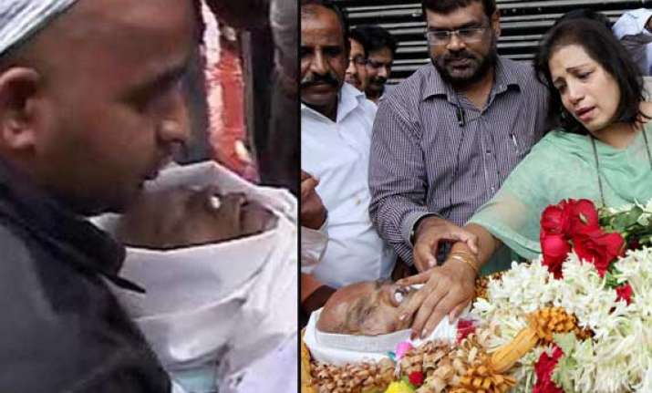 manna dey s funeral pics