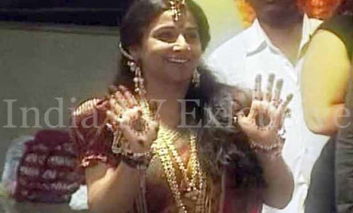 mehendi time for viday balan