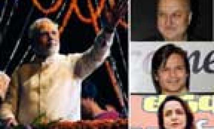 narendra modi s swearing in ceremony hema madhur vivek