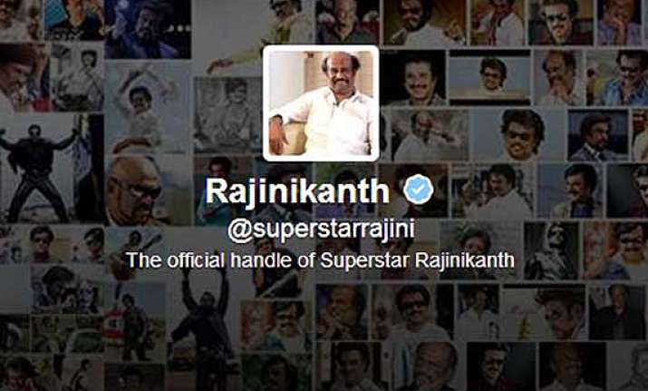 rajinikanth decided to start with twitter as i felt that