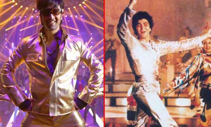 ranbir kapoor apes dad rishi kapoor s om shanti om look for