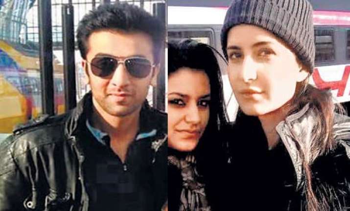ranbir katrina spotted at an amsterdam station