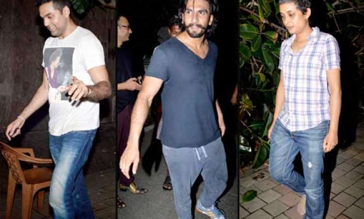 ranveer abhay spotted partying with zoya akhtar view pics