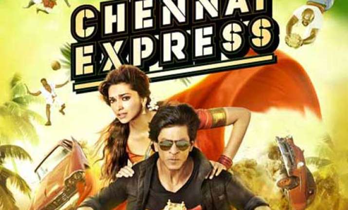 First Look Of Shahrukh Deepikas Chennai Express Out Bollywood News