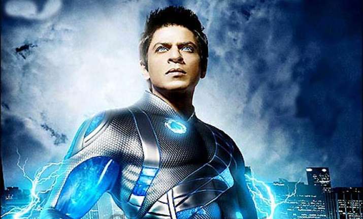 srk fulfils his wish to ride bikes with ra.one