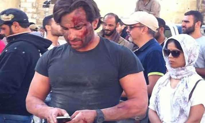 saif ali khan falls ill in beirut shooting of film with
