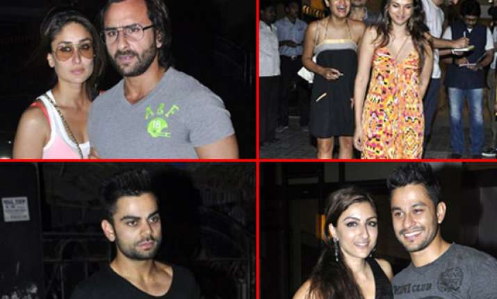 saif kareena abhay virat attend kunal khemu s birthday bash