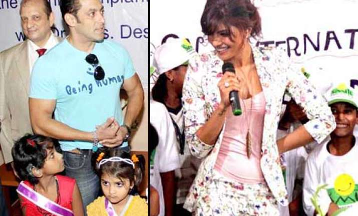 salman and priyanka s day out with kids view pics