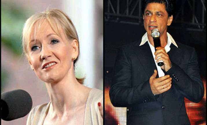 shah rukh khan credited jk rowling says actor s chief