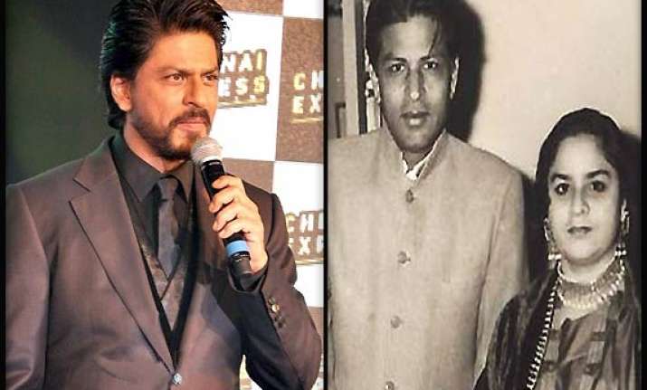 shah rukh khan gets nostalgic about his parents early