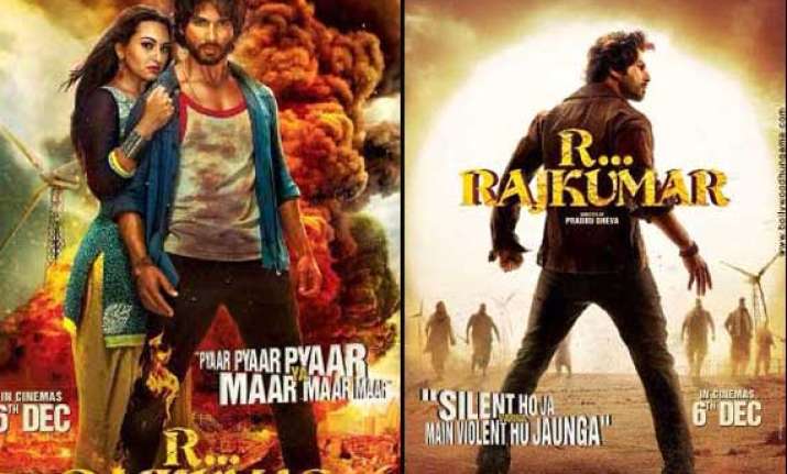 shahid kapoor s r..rajkumar first poster out view pics