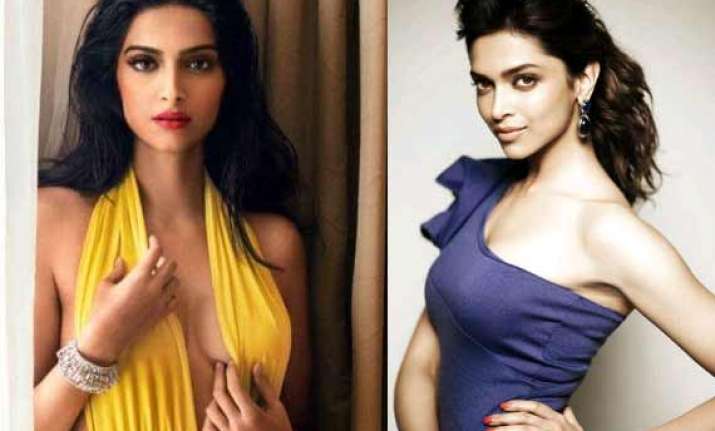 sonam kapoor makes fun of deepika padukone s style see pics