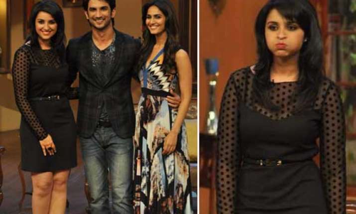 sushant parineeti vani had a blast at comedy nights with
