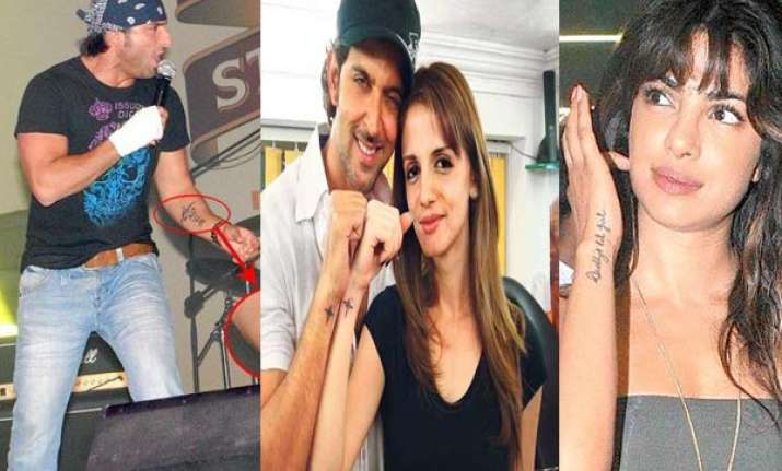 tattoos that bollywood stars use