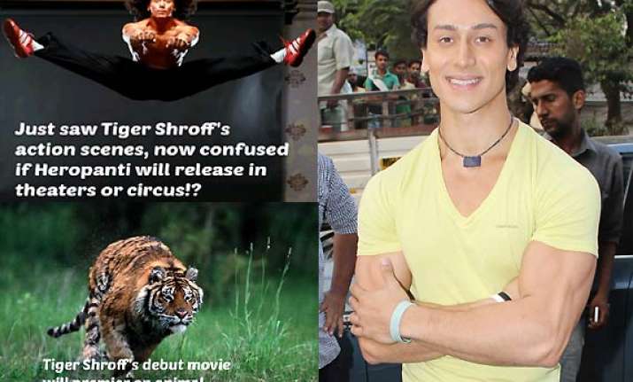 tiger shroff laughs off jokes on himself calls it publicity