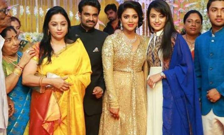 Trisha, Prabhu Deva, Siddharth dazzle at Amala Paul-Vijay's wedding ...