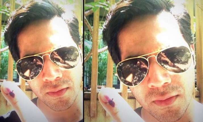 varun dhawan votes before celebrating his 27th birthday