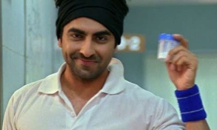 vicky donor hero makes ramp debut