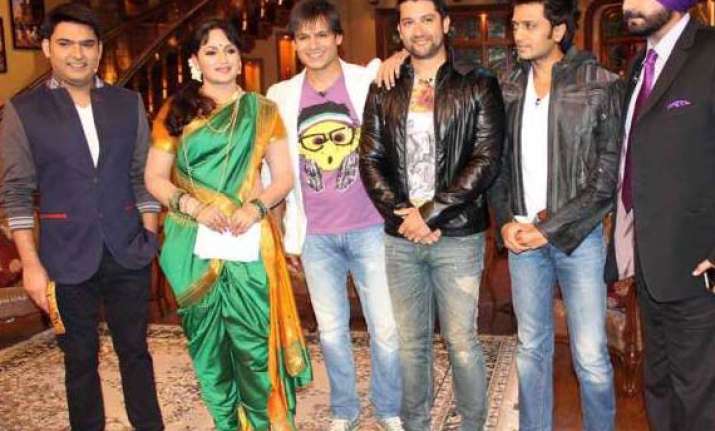vivek oberoi another celebrity fan of comedy nights...