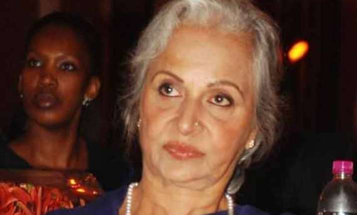 waheeda rehman finds current generation focussed but feels