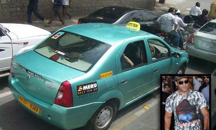 zapped delhi cab driver forgets route on seeing salman