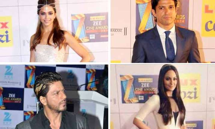 zee cine awards 2014 deepika shah rukh win top honours view