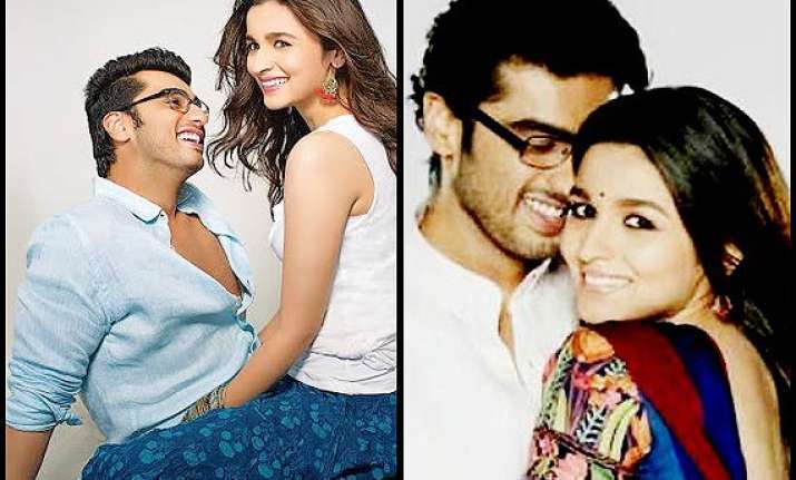 alia bhatt and arjun kapoor share a passionate kiss in 2