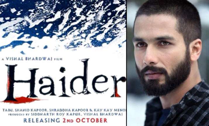poster out haider looks blend of blood and agony see pics