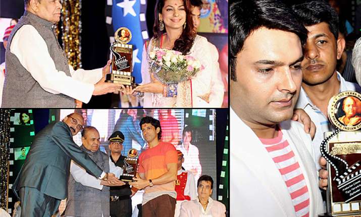 kapil sharma juhi farhan receive dadasaheb phalke academy