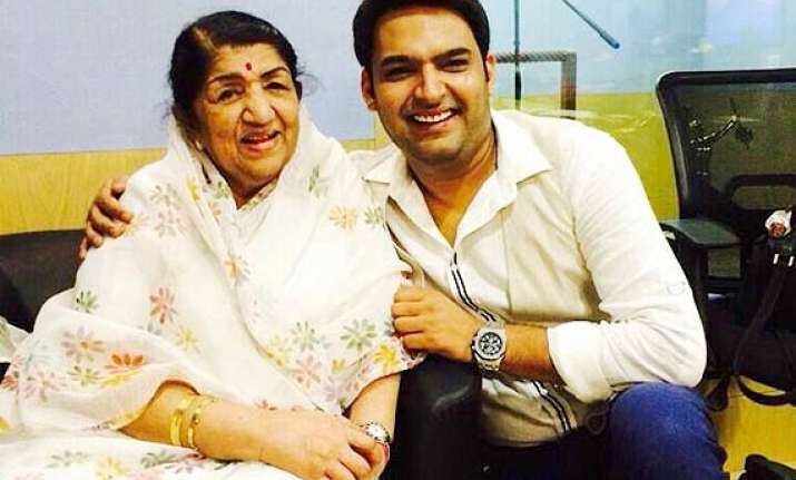 lata mangeshkar falls for kapil sharma and comedy nights