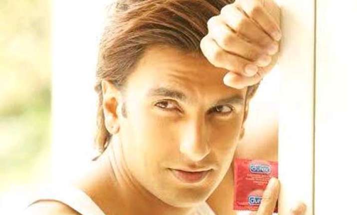 Ranveer Singhs First Look Of Condom Ad Out See Pics