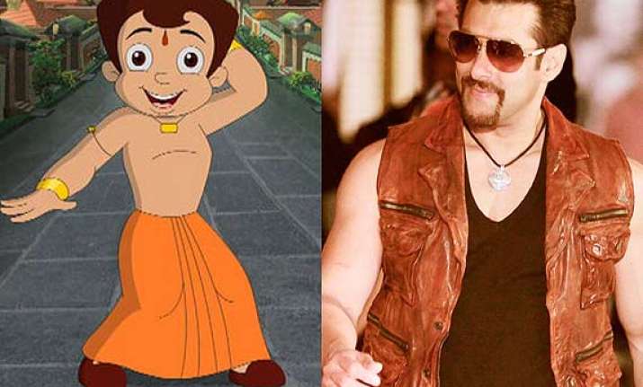 salman khan teams up with chhota bheem for kick promotion