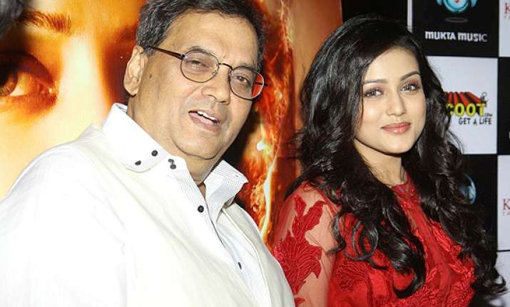 subhash ghai blames newcomer mishti for kaanchi s initial