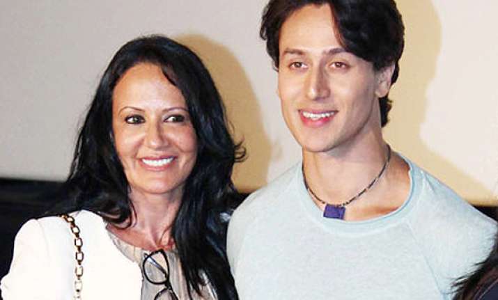 tiger shroff s mother comes for son s defense slams