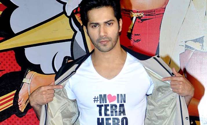 varun dhawan protects his fans see pics