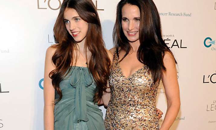 andie macdowell lets daughter take her decision