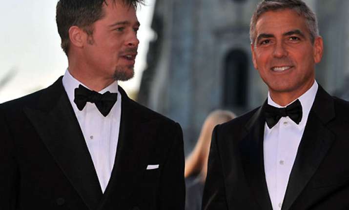 george clooney ropes in pal brad pitt to be his best man
