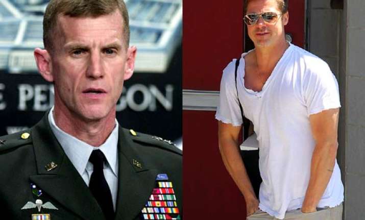brad pitt to play general mcchrystal in the operators