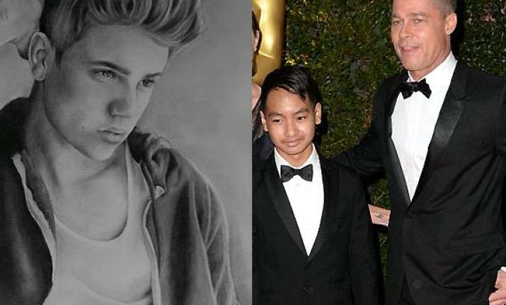 anything for love daddy brad pitt buys justin bieber