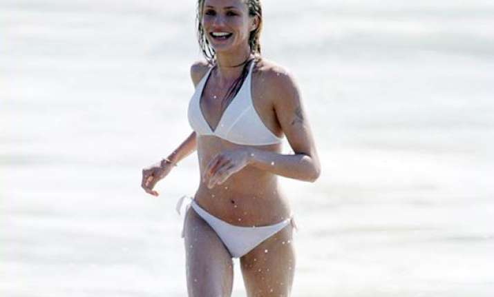 cameron diaz alex rodriguez flaunt toned bodies in miami