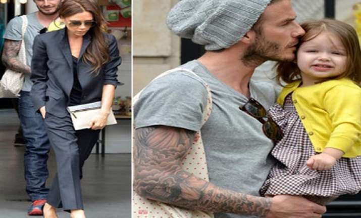 david beckham loves styling daughter