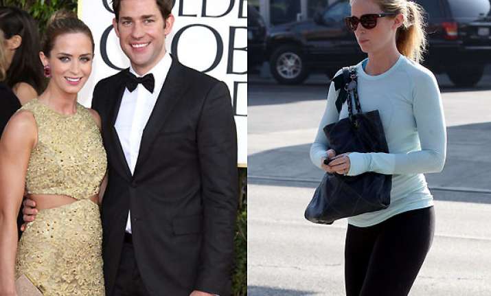 emily blunt gifted diamond necklace by husband john
