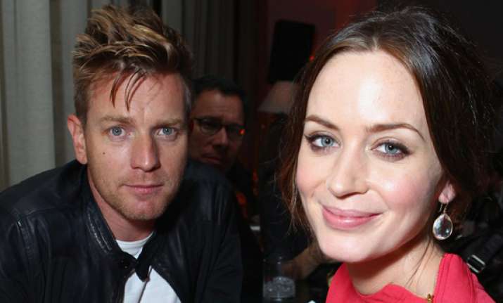 ewan mcgregor and emily blunt go fishing