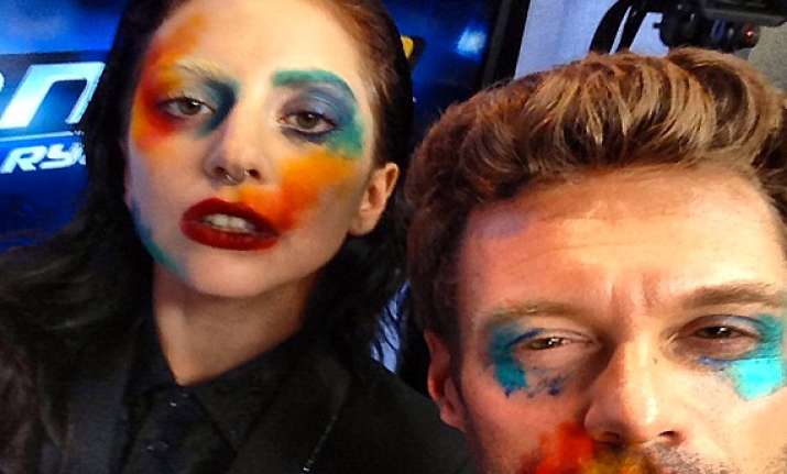 gaga gives makeover to ryan seacrest