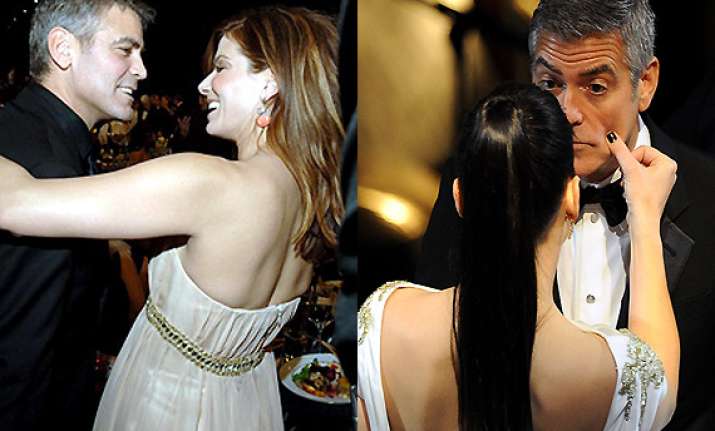 george clooney played no pranks on sandra bullock