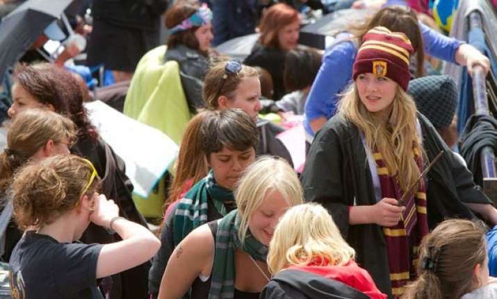 harry potter mania in london ahead of final premiere