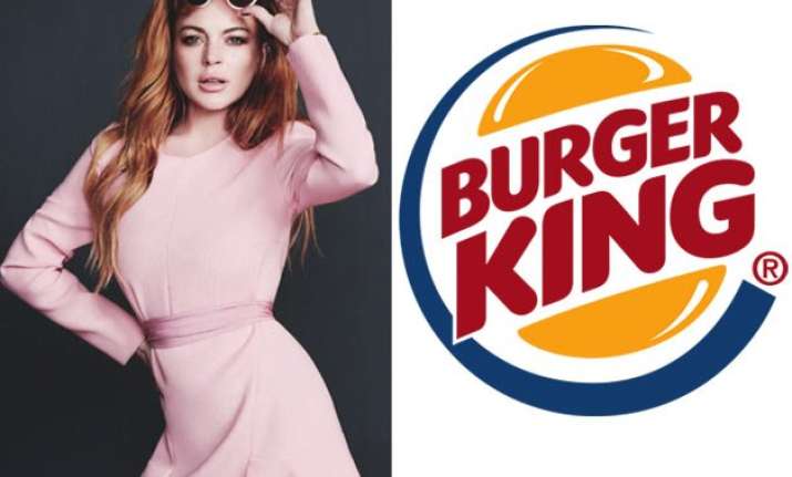 lindsay lohan rejects burger king commercial